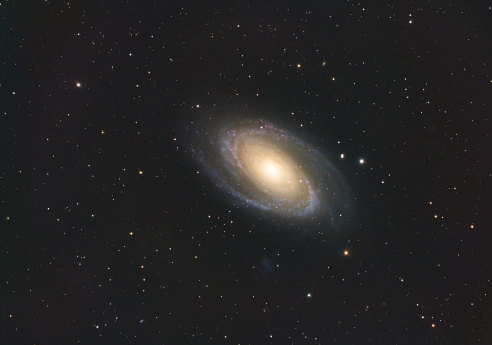 M81 Bodes Galaxy imaged by Mark Tomlinson